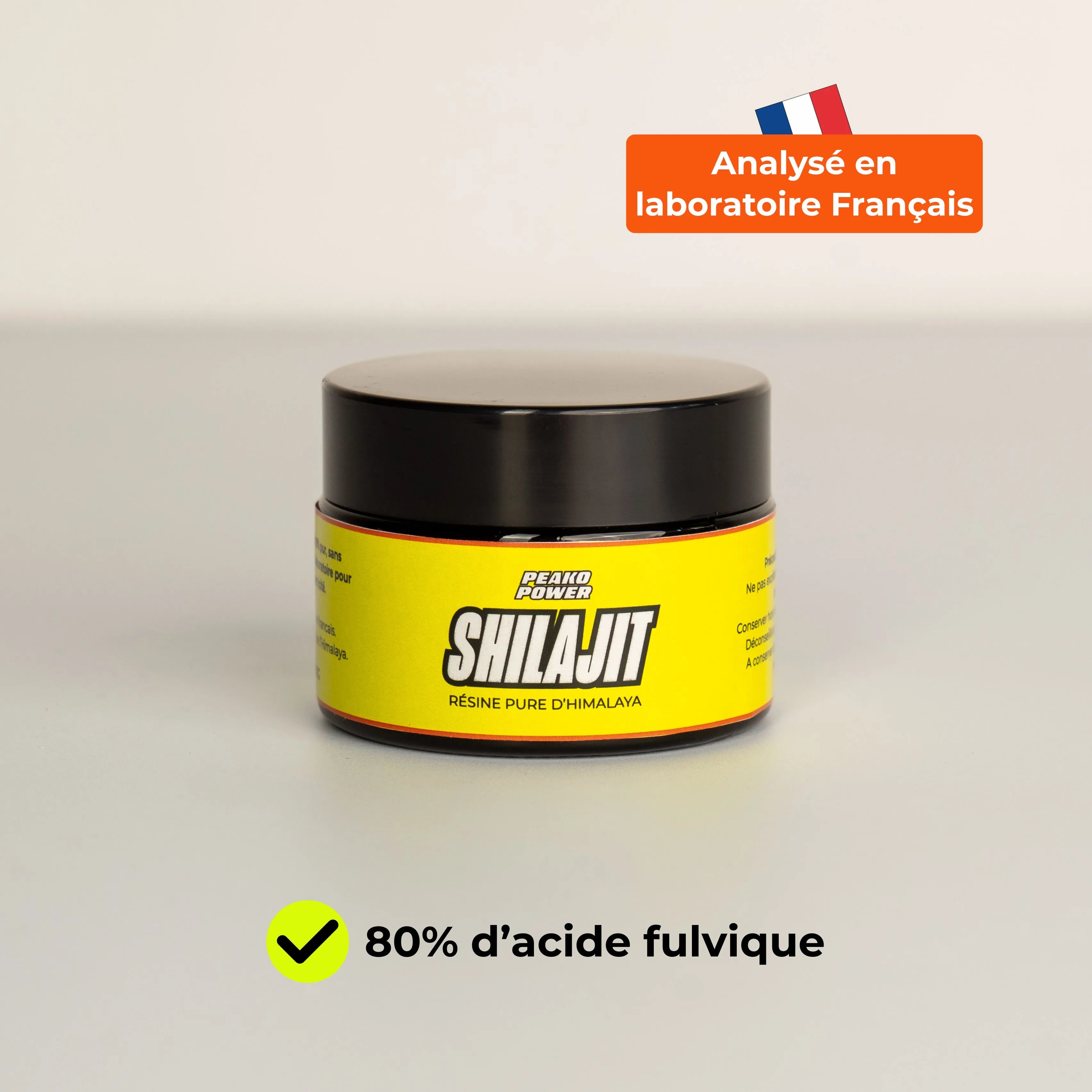 Résine de Shilajit Peako Power